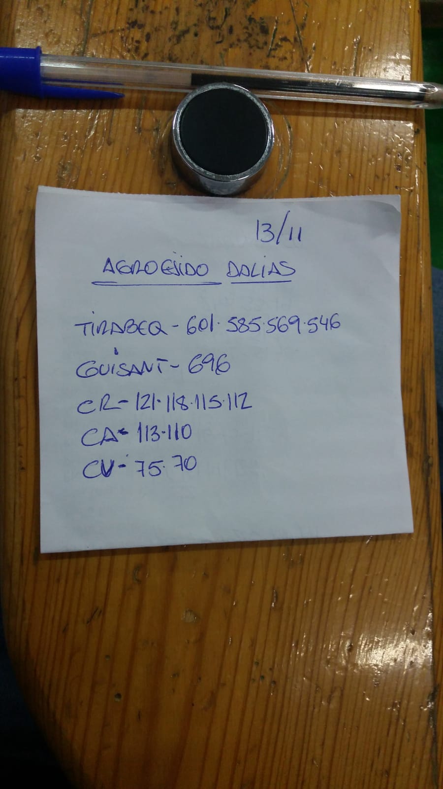 Subasta hortofrutícola AgroEjido Dalias 13 de Noviembre