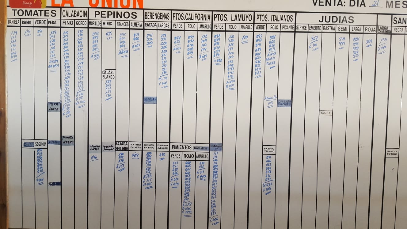 Pizarra La Unión La Redonda 21 de Enero 2019