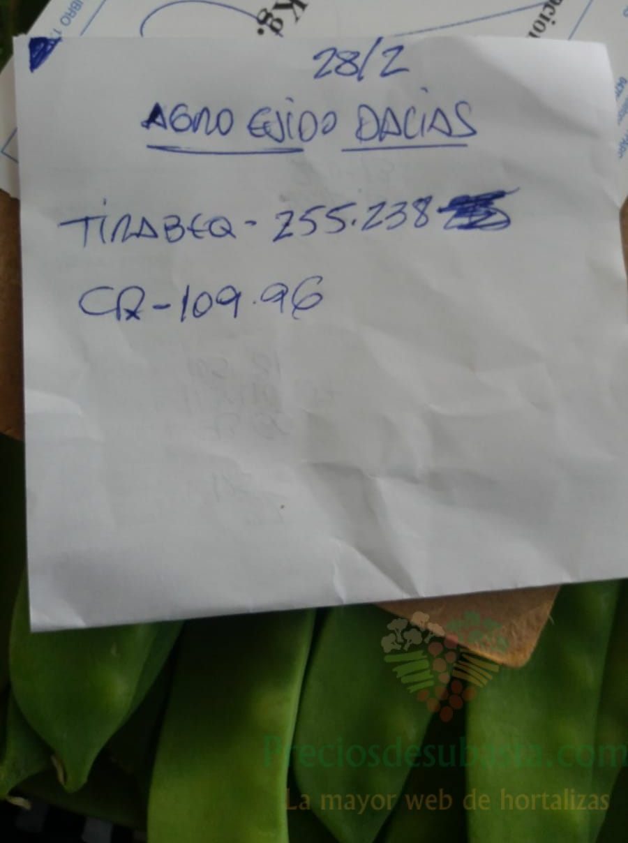 Subasta hortofrutícola AgroEjido Dalias 28 de Febrero 2019